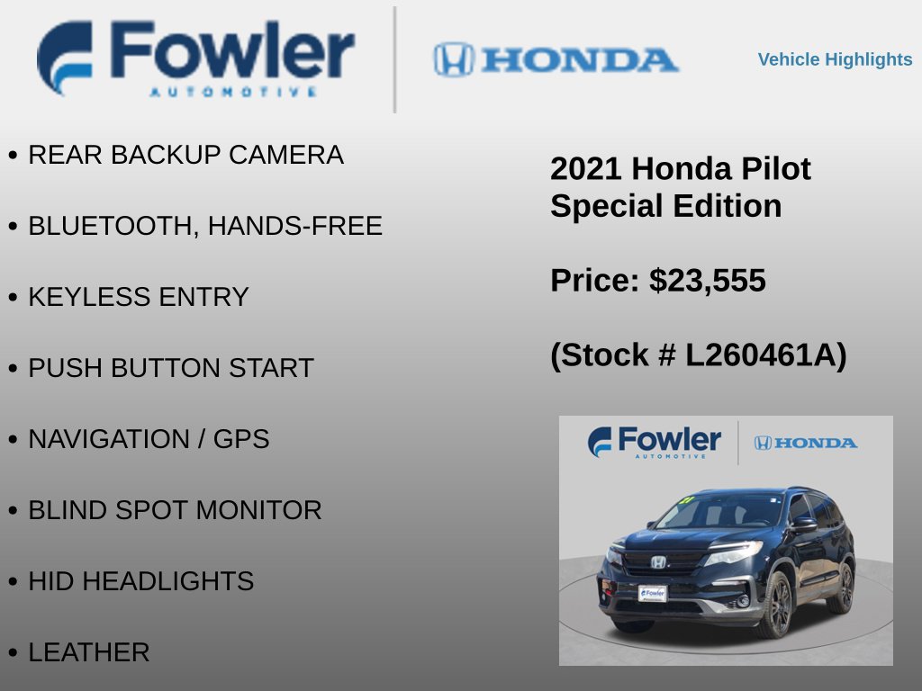Used 2021 Honda Pilot Special Edition image 4