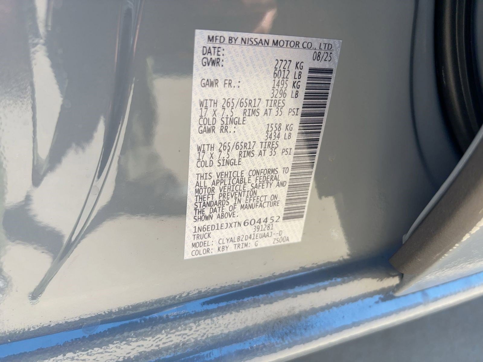 New 2026 Nissan Frontier SV image 18