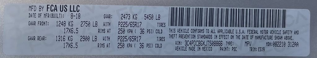 Used 2018 Dodge Journey SXT w/ Connectivity Group FWD image 38