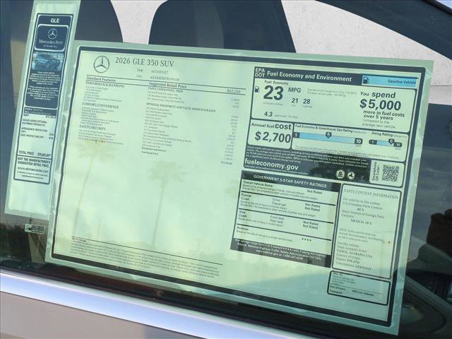 New 2026 Mercedes-Benz GLE 350 4MATIC image 18