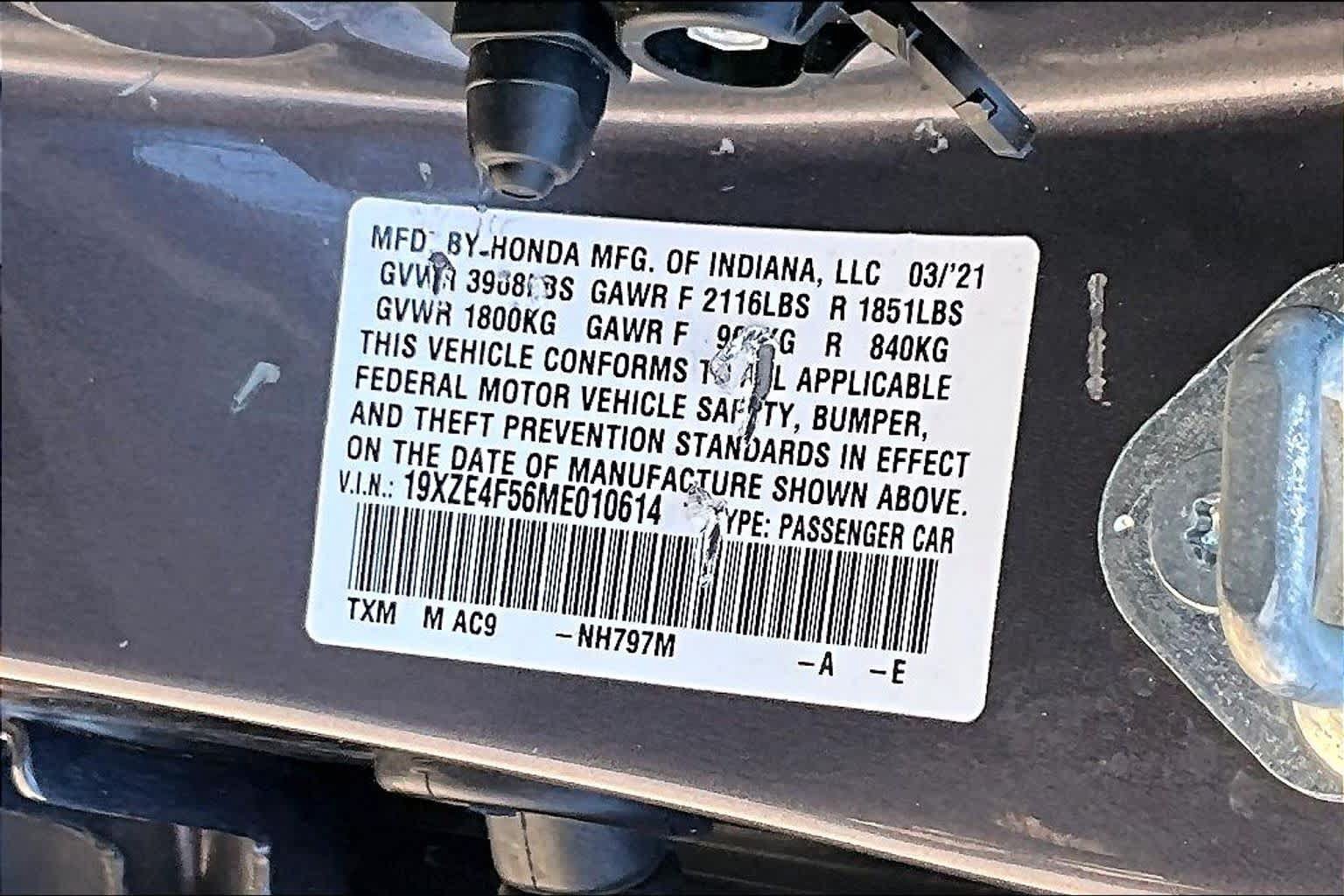 Used 2021 Honda Insight EX image 37