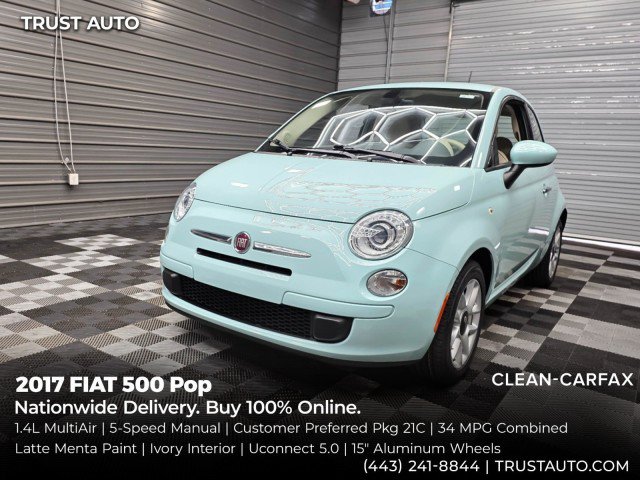 Used 2017 FIAT 500 Pop FWD image 1