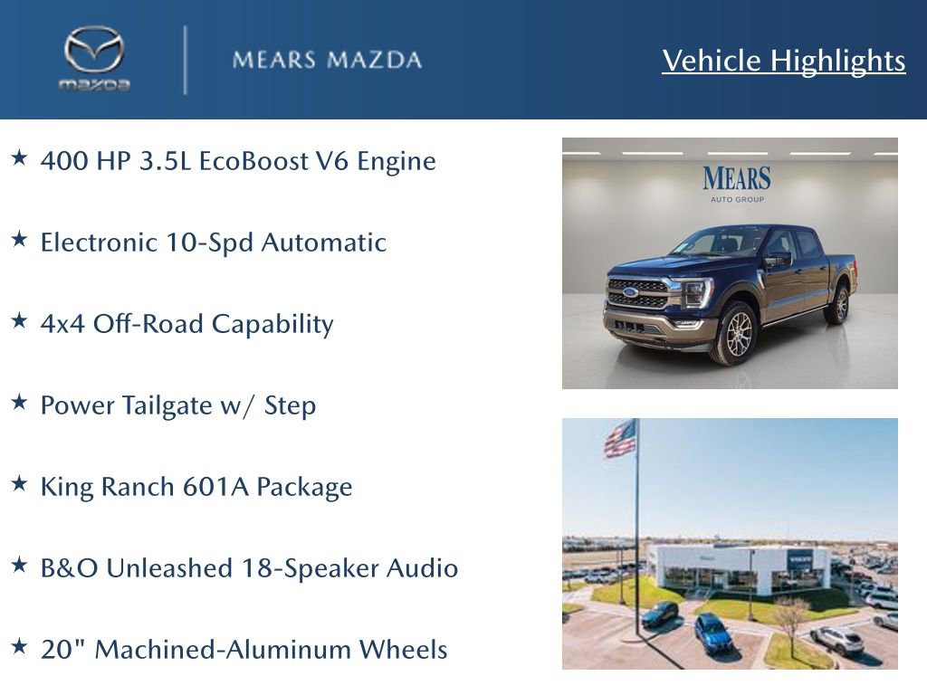 Used 2023 Ford F150 King Ranch w/ Equipment Group 601A High image 2