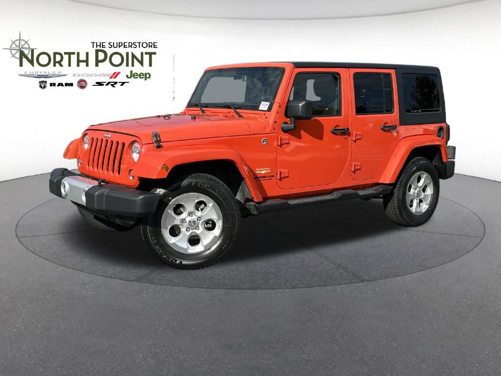 Used 2015 Jeep Wrangler Unlimited Sahara w/ Connectivity Group AWD/4WD image 1