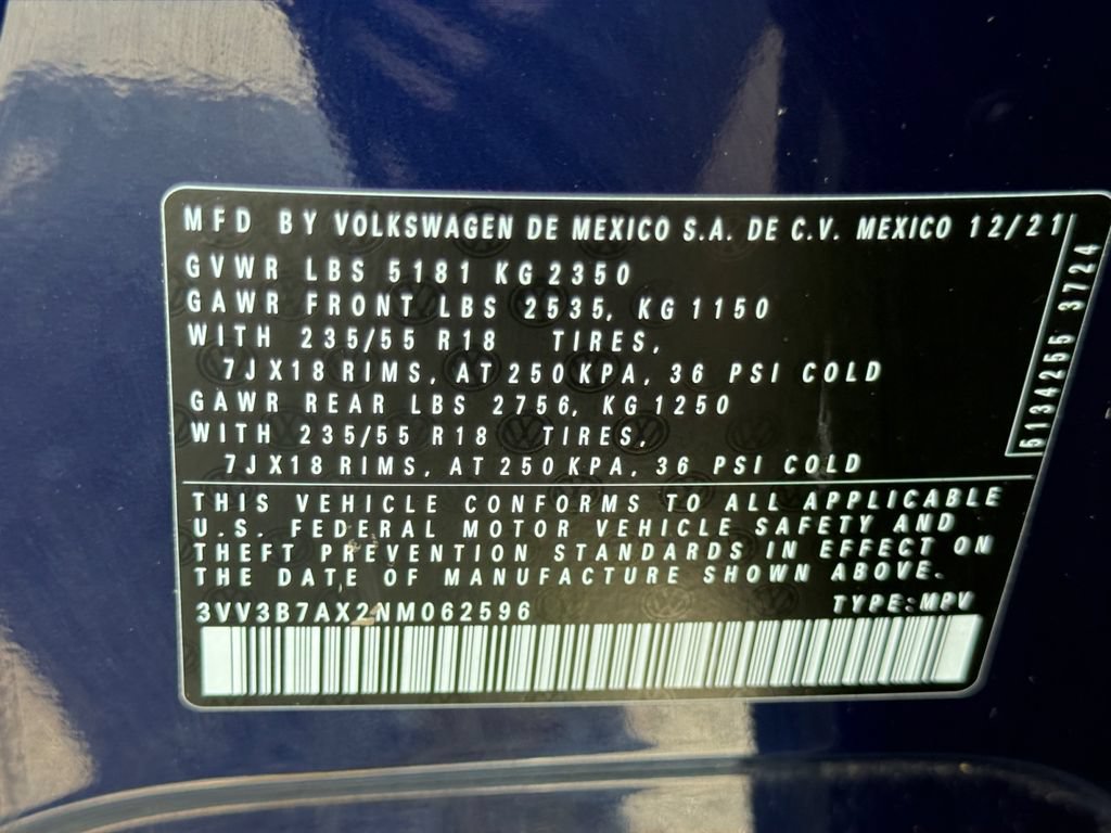 Used 2022 Volkswagen Tiguan SE FWD image 27