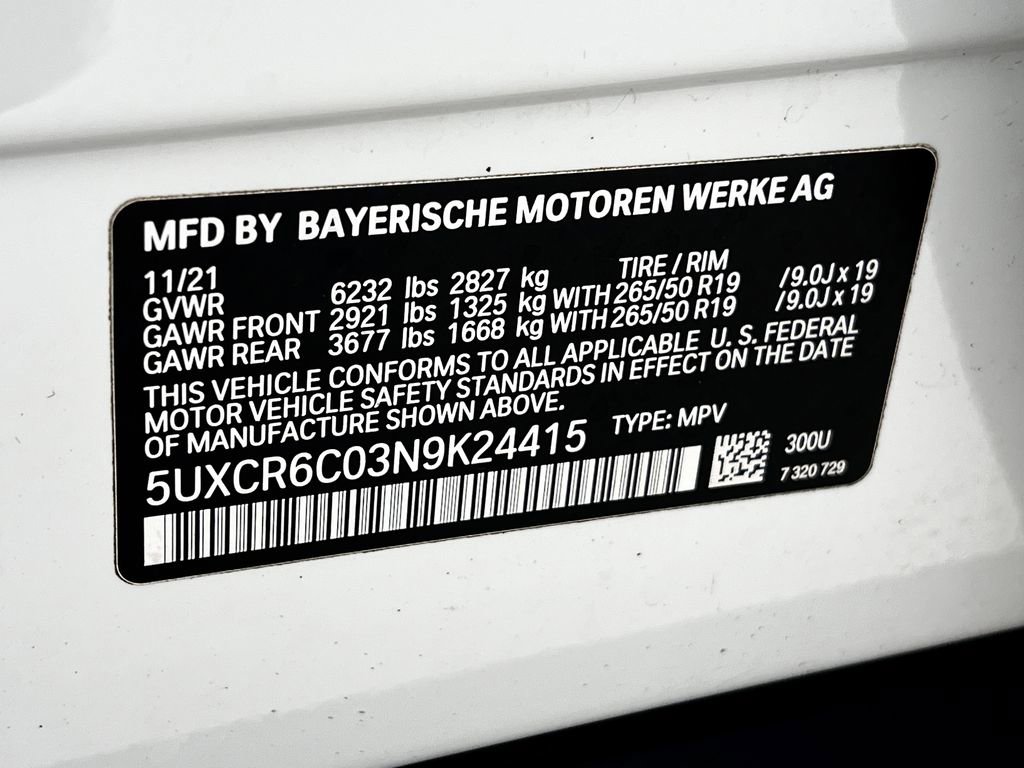 Certified 2022 BMW X5 xDrive40i w/ Luxury Seating Package image 23