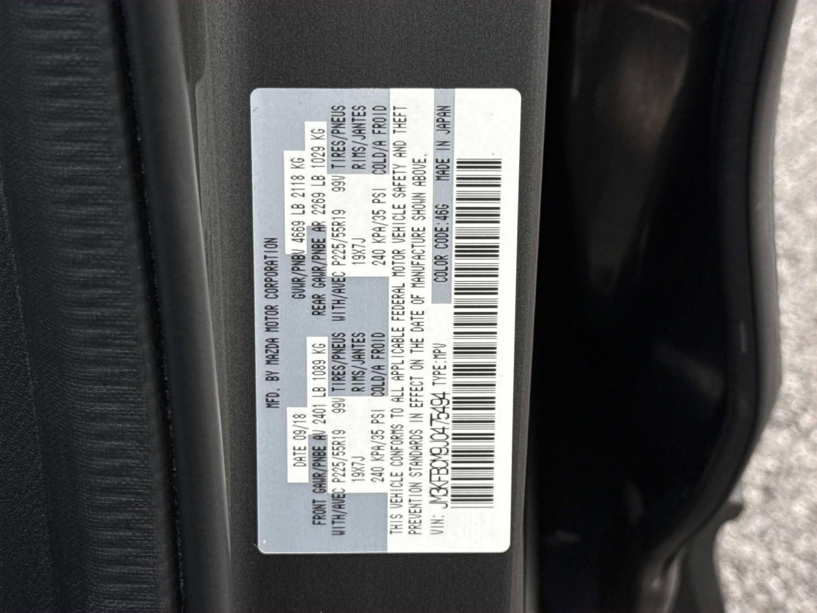 Used 2018 MAZDA CX-5 Touring w/ Preferred Equipment Package AWD/4WD image 31
