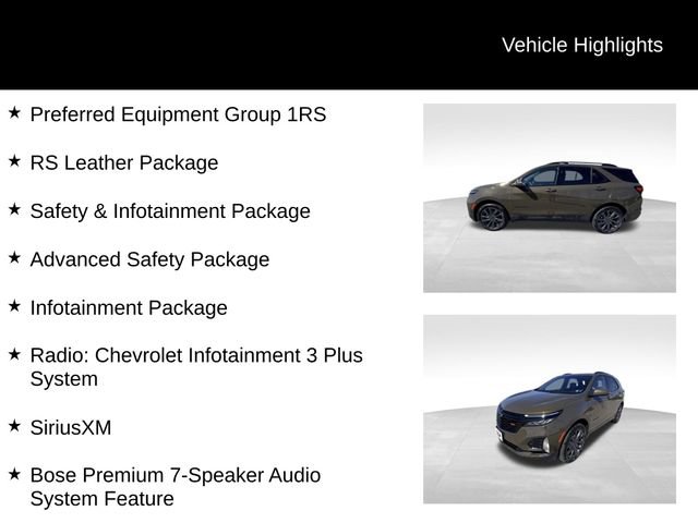 Certified 2024 Chevrolet Equinox RS w/ RS Leather Package image 13