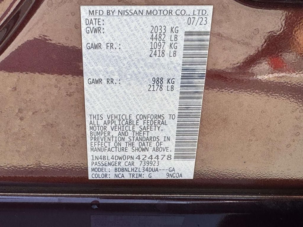 Used 2023 Nissan Altima 2.5 SV AWD/4WD image 27
