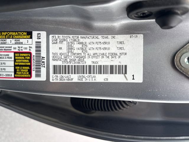 Used 2019 Toyota Tundra Limited w/ Limited Premium Package AWD/4WD image 22