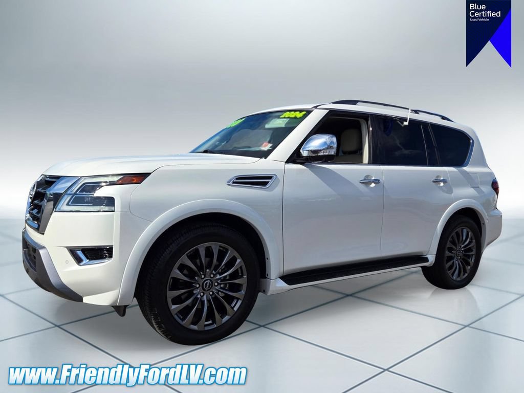 Used 2024 Nissan Armada Platinum w/ Captain's Chairs Package AWD/4WD image 3