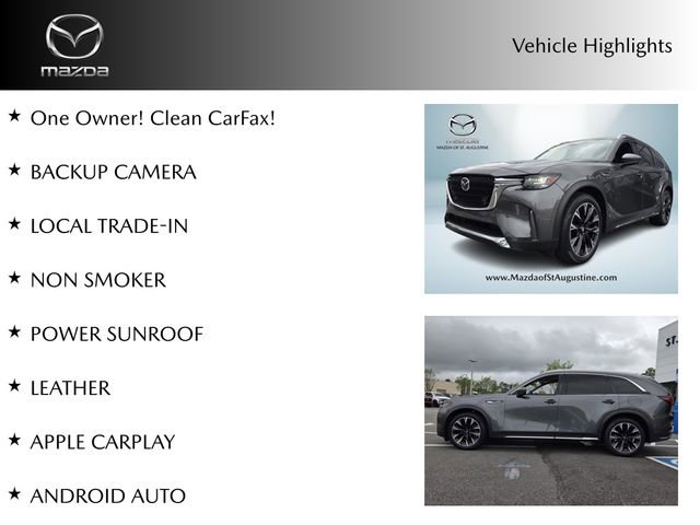 Certified 2024 MAZDA CX-90 Plug-In Hybrid w/ Premium Pkg image 2