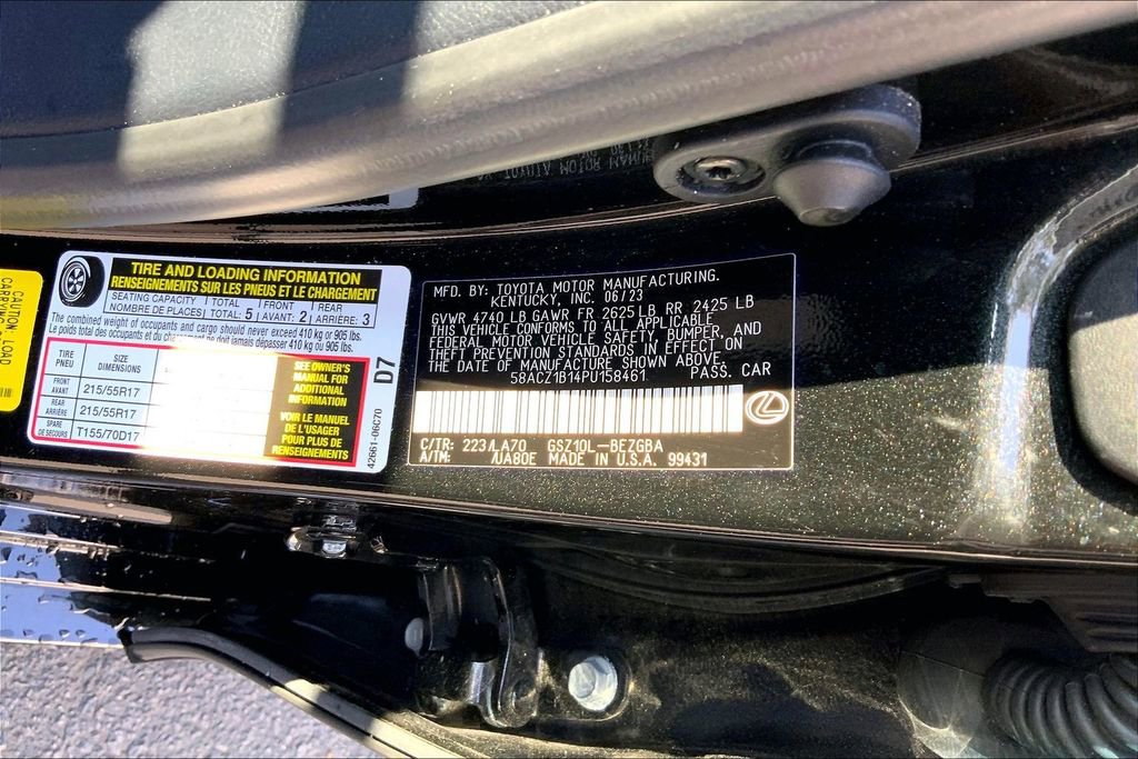 Used 2023 Lexus ES 350 350 w/ Accessory Package (Z2) image 14