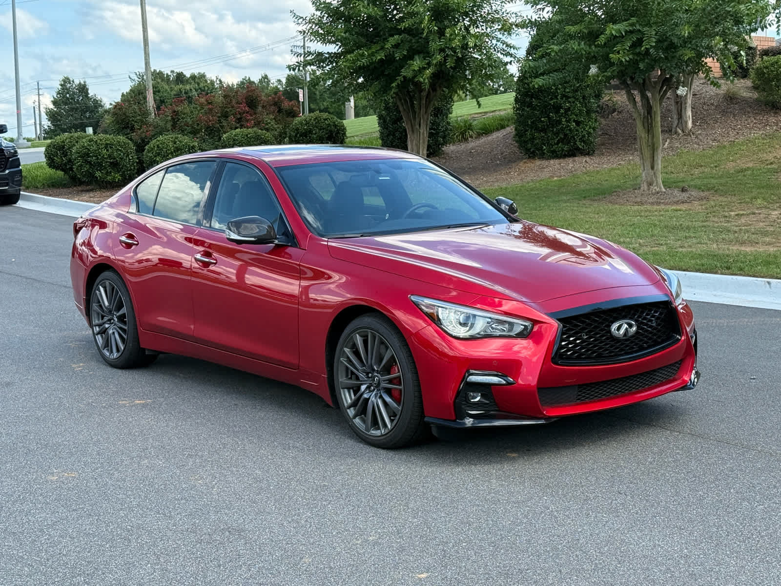 Used 2023 INFINITI Q50 Red Sport 400 w/ Carbon Fiber Package AWD/4WD image 7