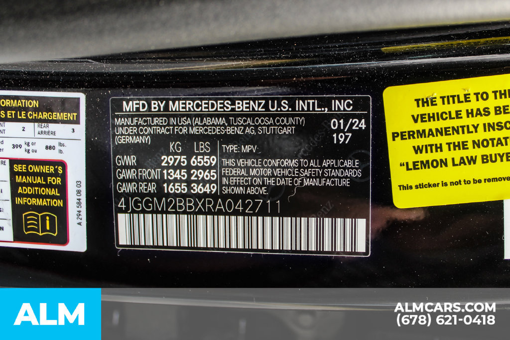 Used 2024 Mercedes-Benz EQE 350+ SUV w/ AMG Line Exterior Package image 42
