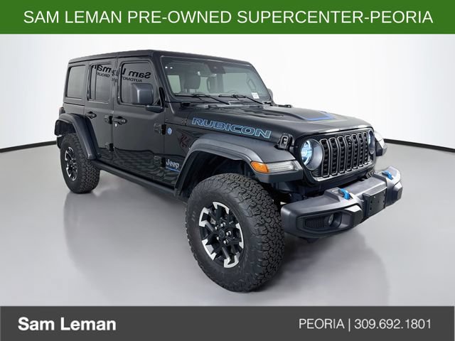 Used 2024 Jeep Wrangler Unlimited Rubicon 4xe w/ Technology Group