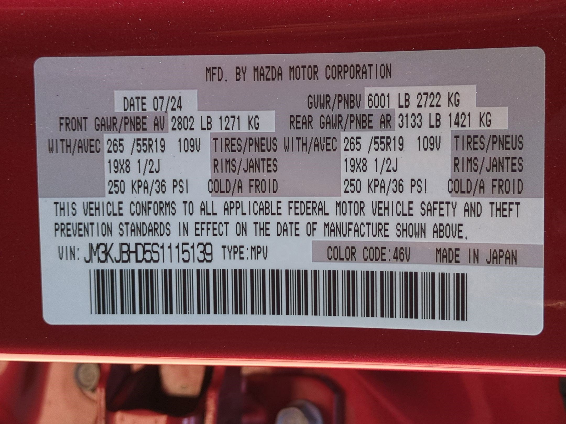 Certified 2025 MAZDA CX-70 3.3 Turbo w/ Preferred Package AWD/4WD image 35