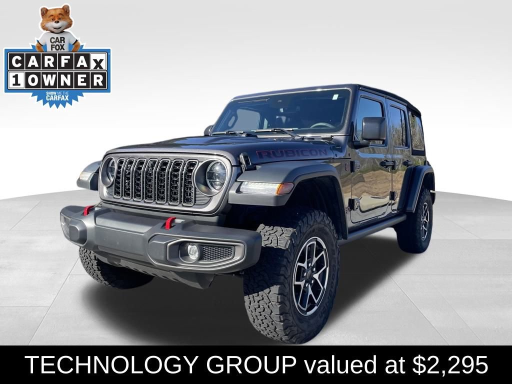 Used 2024 Jeep Wrangler Unlimited Rubicon w/ Technology Group image 1