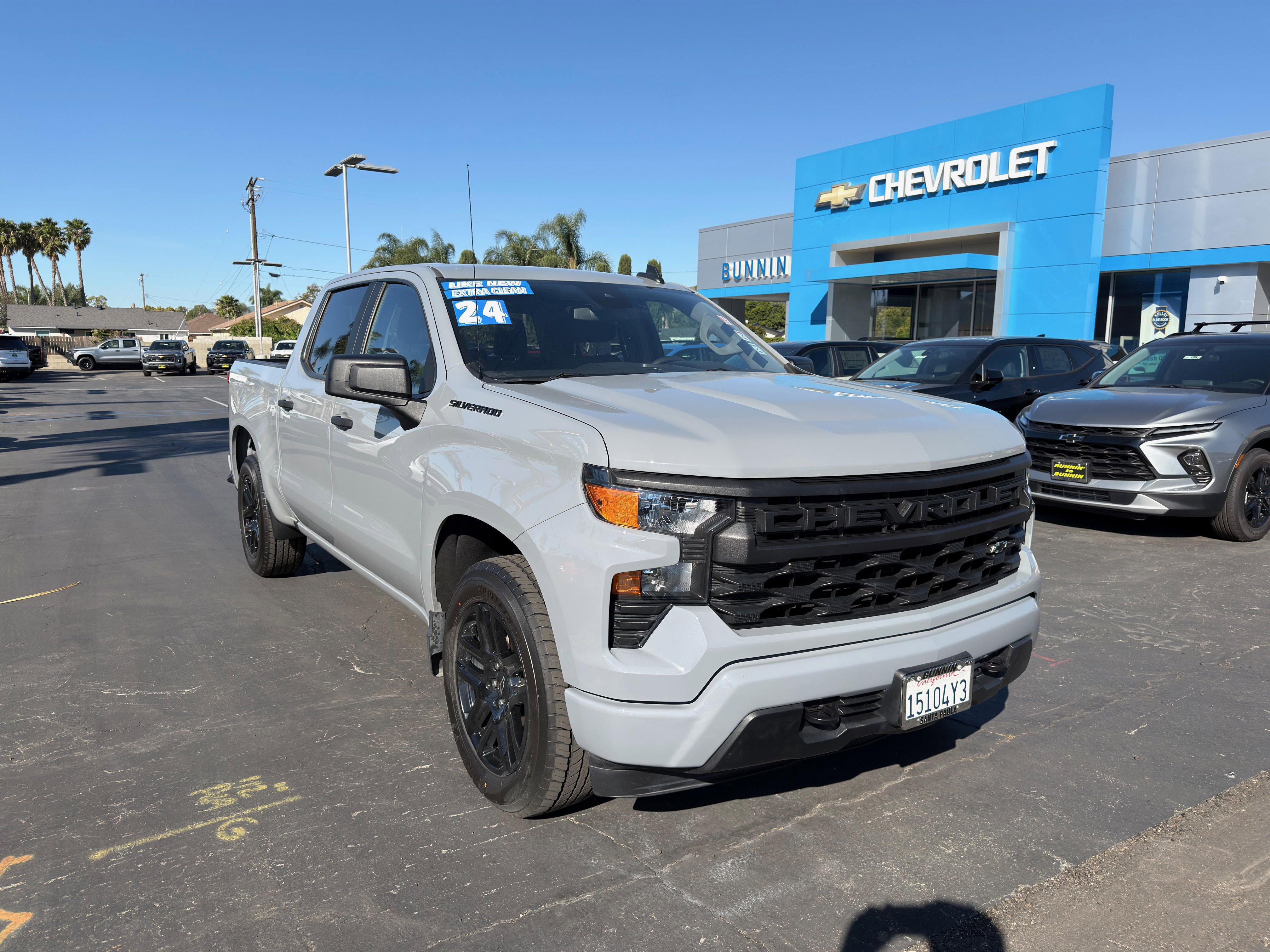 Used 2024 Chevrolet Silverado 1500 Custom w/ LPO, Dark Essentials Package image 2