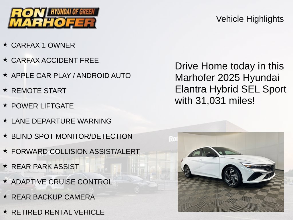Used 2025 Hyundai Elantra SEL FWD image 14