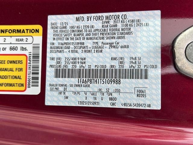 New 2026 Ford Mustang Premium RWD image 11