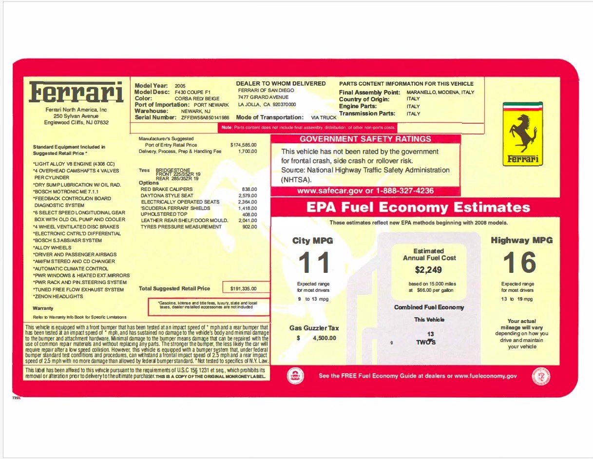 Used 2005 Ferrari F430 Coupe RWD image 81