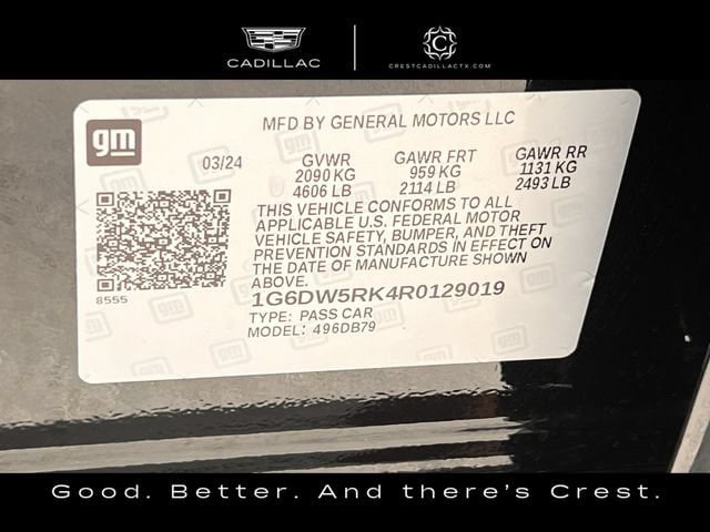 Certified 2024 Cadillac CT5 Luxury w/ Sun And Sound Package RWD image 34