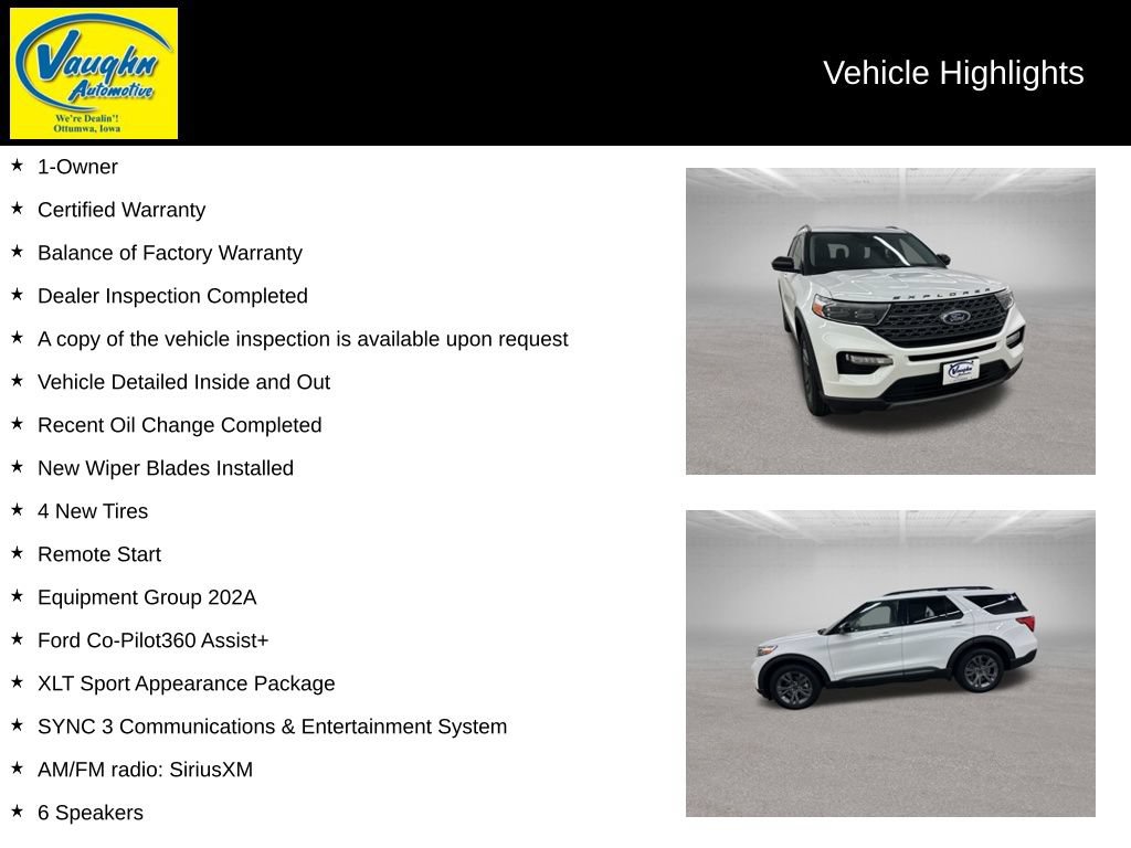 Used 2024 Ford Explorer XLT w/ Equipment Group 202A AWD/4WD image 2