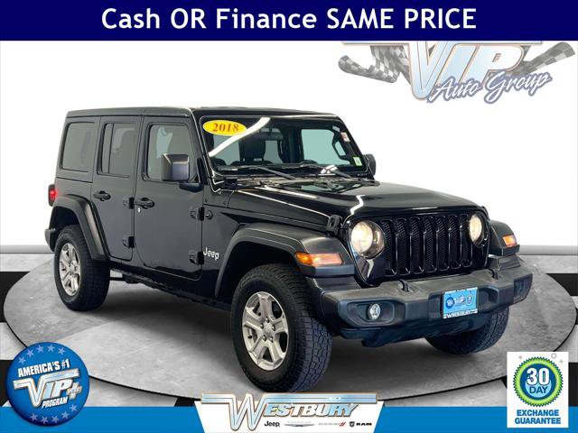 Certified 2018 Jeep Wrangler Unlimited Sport S