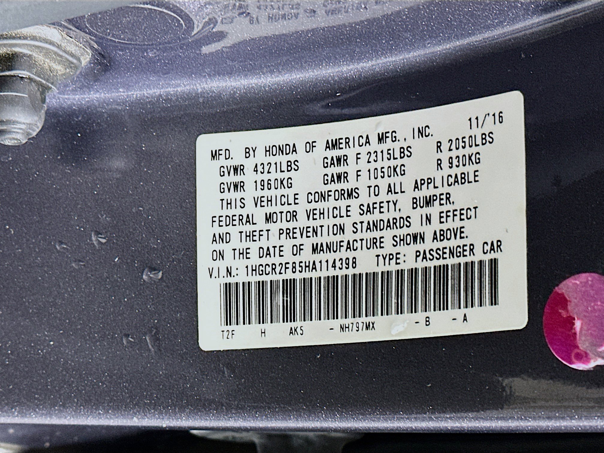 Used 2017 Honda Accord EX-L image 12