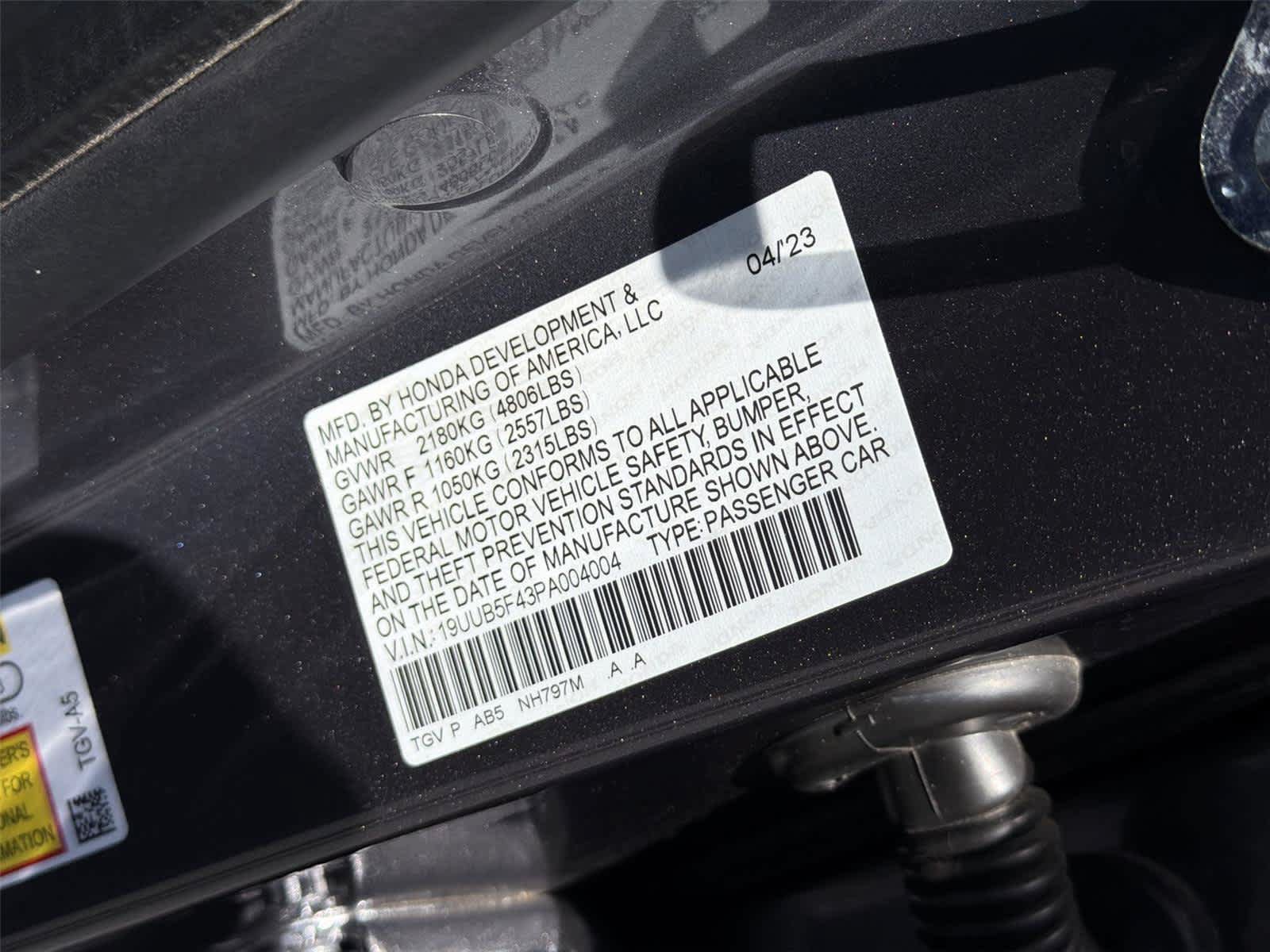 Certified 2023 Acura TLX w/ Technology Package FWD image 22