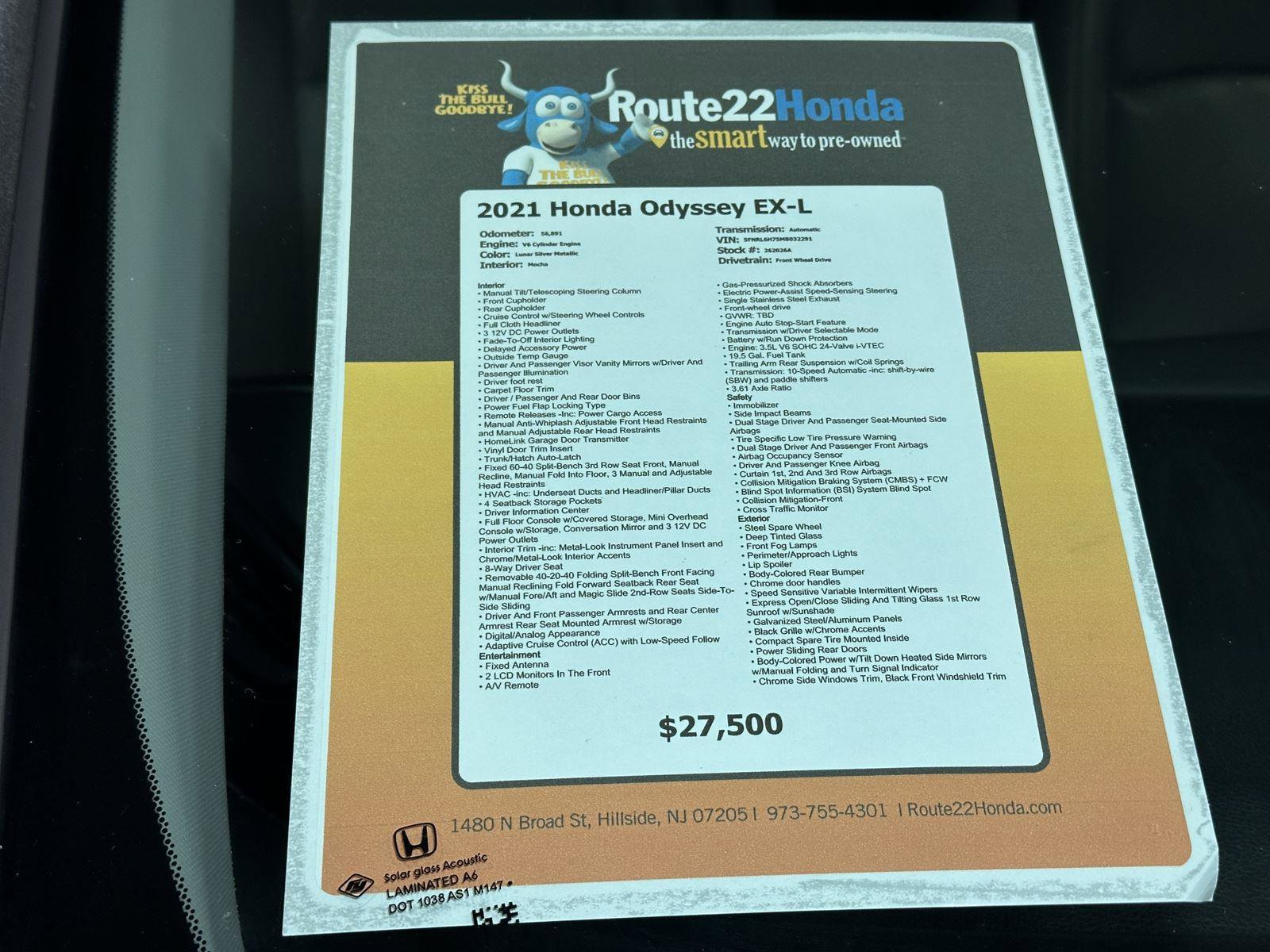 Used 2021 Honda Odyssey EX-L image 37