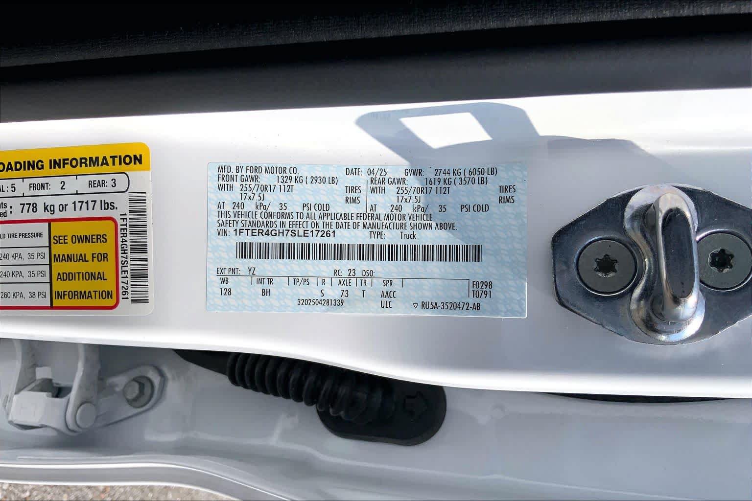 Used 2025 Ford Ranger XLT w/ Equipment Group 301A High RWD image 34