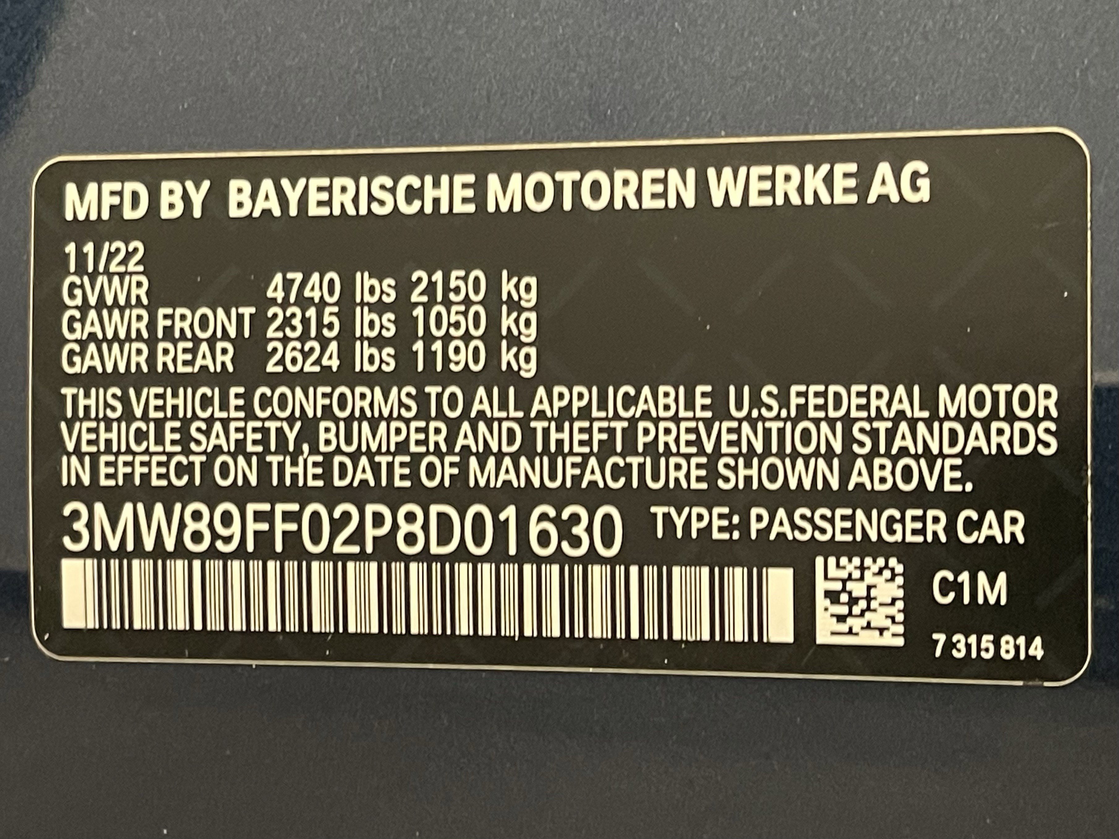 Certified 2023 BMW 330i xDrive Sedan w/ Driving Assistance Package image 25