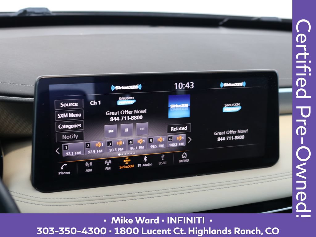 Certified 2023 INFINITI QX60 Luxe w/ Cargo Package AWD/4WD image 11