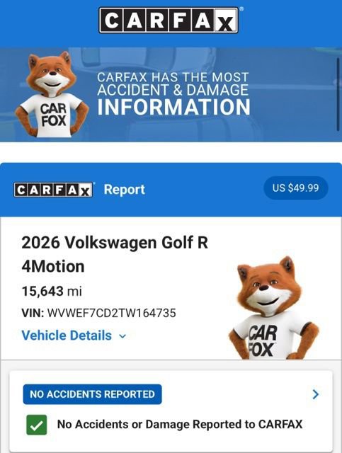 Used 2026 Volkswagen Golf w/ Euro Style Package AWD/4WD image 7