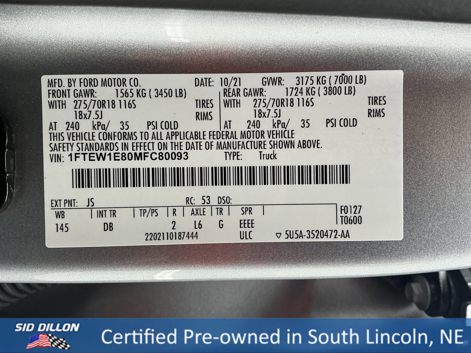 Used 2021 Ford F150 Tremor image 14