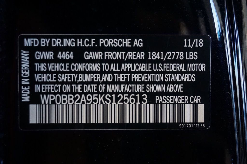 Used 2019 Porsche 911 Targa 4S image 32