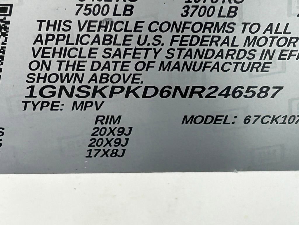 Used 2022 Chevrolet Tahoe Z71 AWD/4WD image 62
