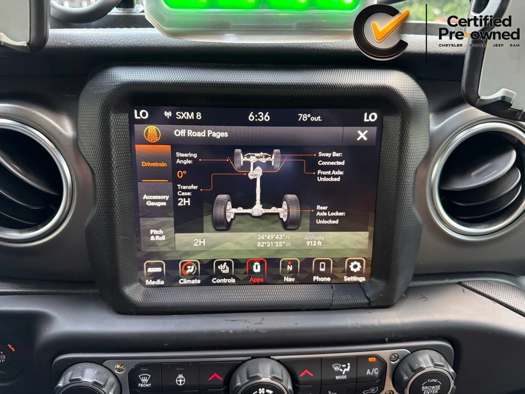 Certified 2023 Jeep Gladiator Rubicon w/ Cold Weather Group AWD/4WD image 89