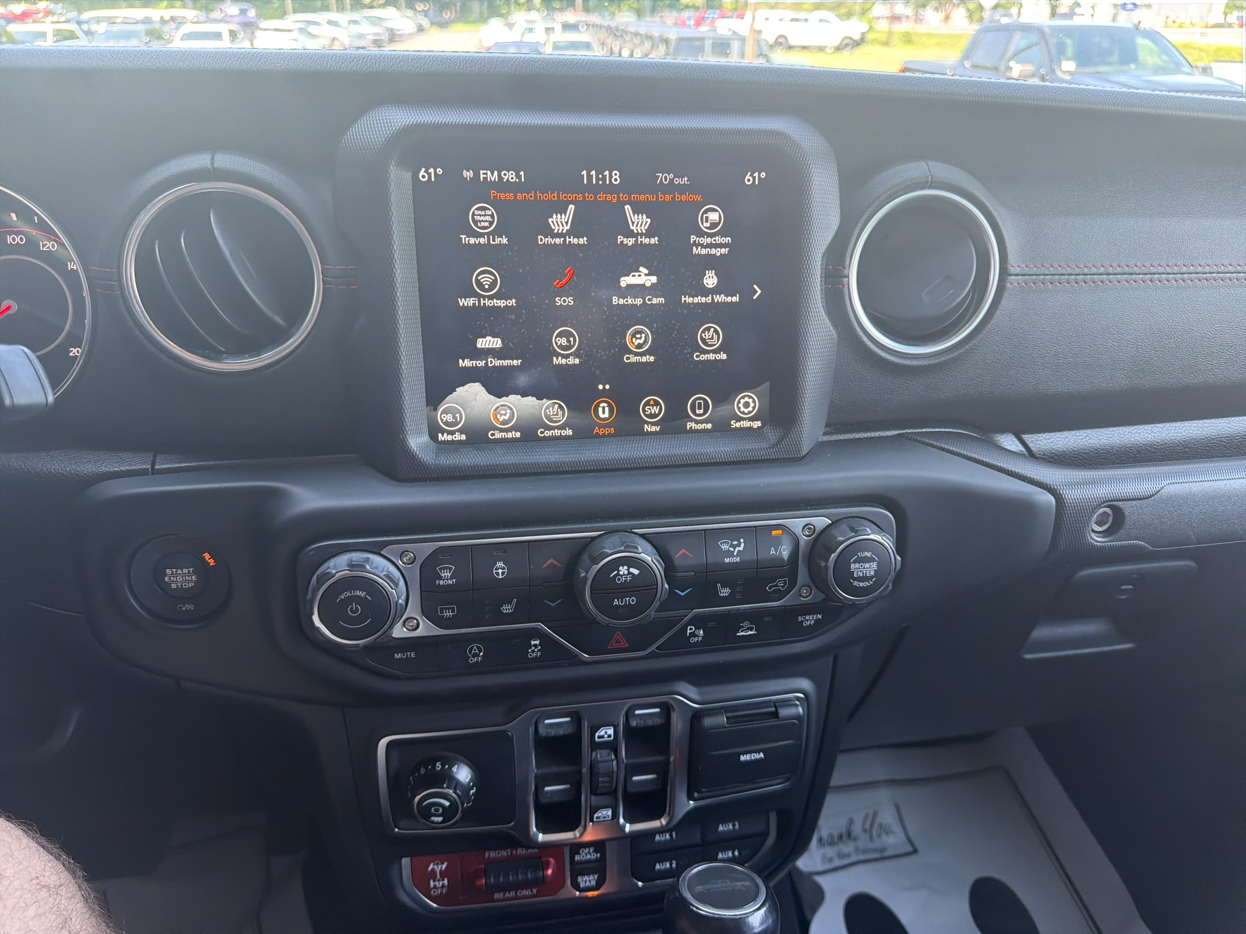 Used 2020 Jeep Gladiator Rubicon w/ Advanced Safety Group AWD/4WD image 24