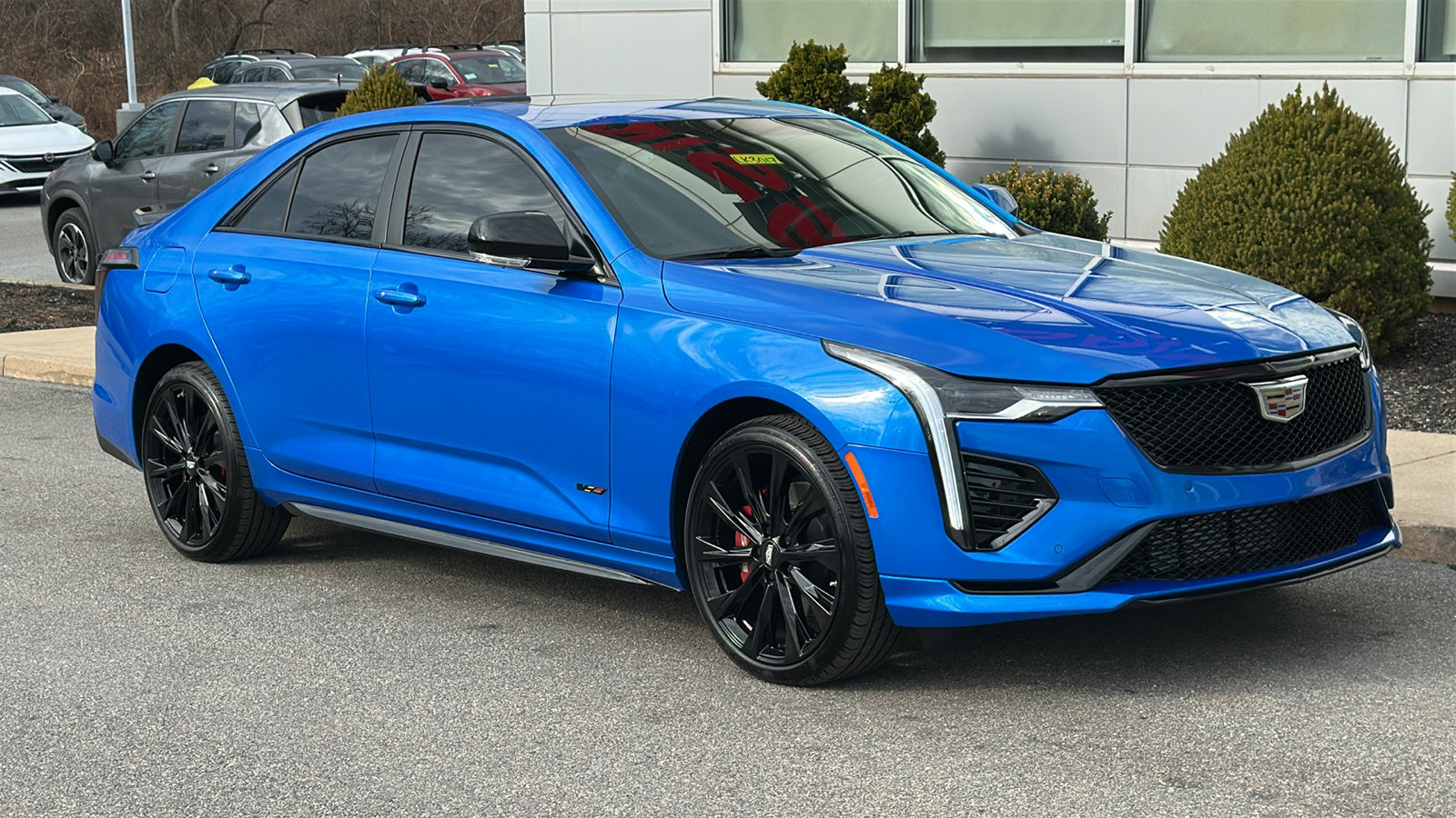 Used 2025 Cadillac CT4 V w/ LPO, ONYX Package image 2