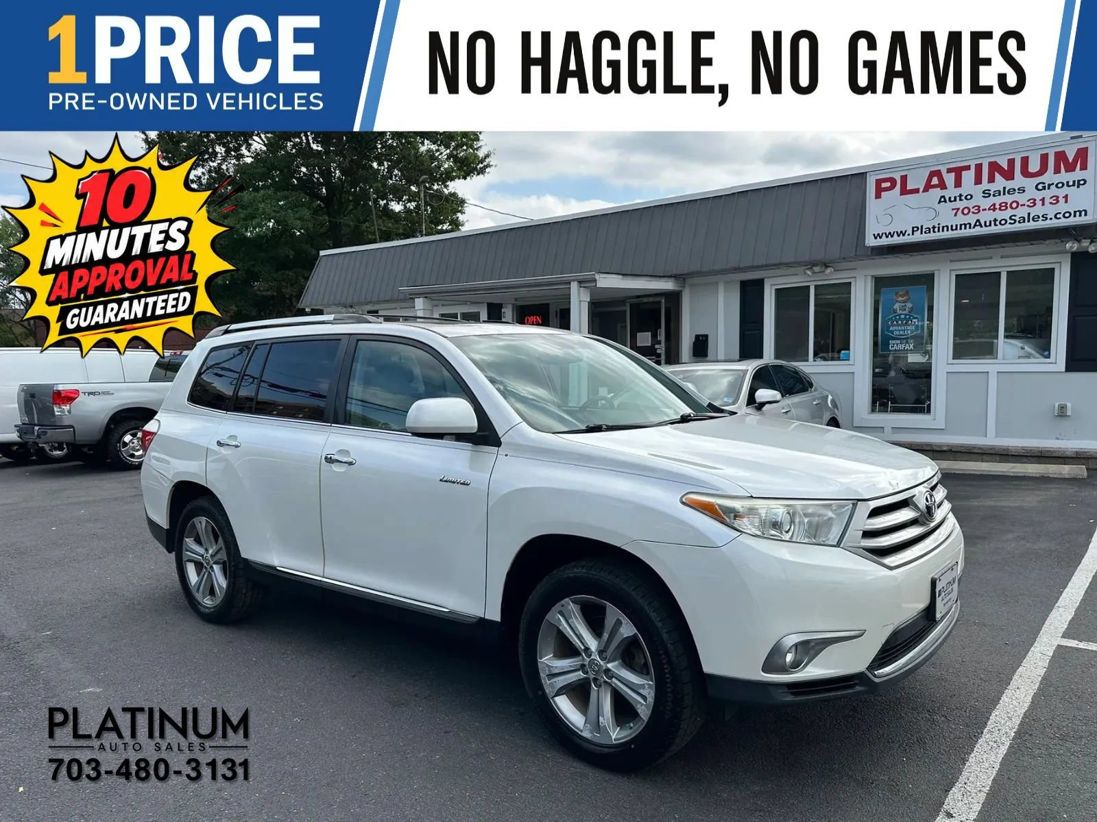 Used 2012 Toyota Highlander Limited w/ Tow Pkg AWD/4WD image 1