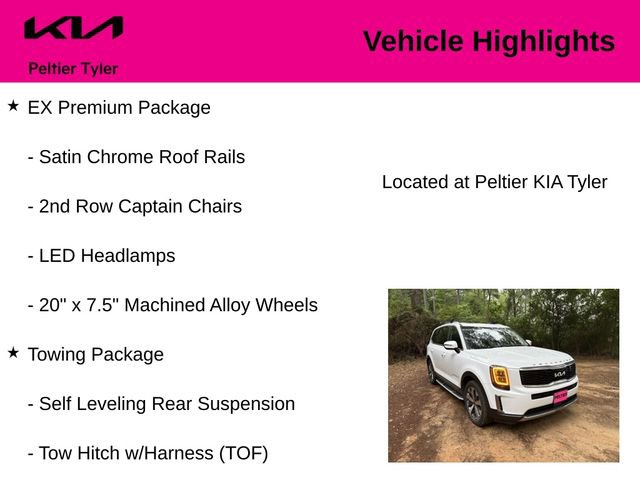 Certified 2022 Kia Telluride EX w/ EX Premium Package FWD image 7