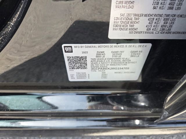 Used 2024 Chevrolet Silverado 1500 Custom w/ Turbomax Blackout Package RWD image 19