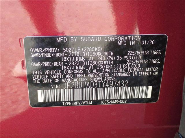 New 2026 Subaru Outback Premium image 18