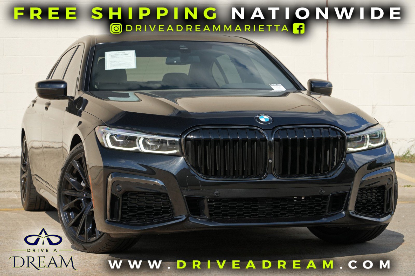 Used 2021 BMW 740i w/ M Sport Package RWD image 2