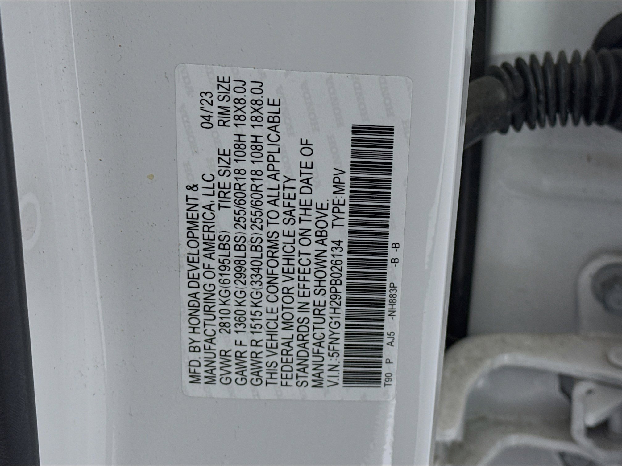 Certified 2023 Honda Pilot LX image 31