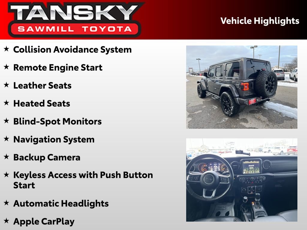 Used 2021 Jeep Wrangler Unlimited Sahara image 10