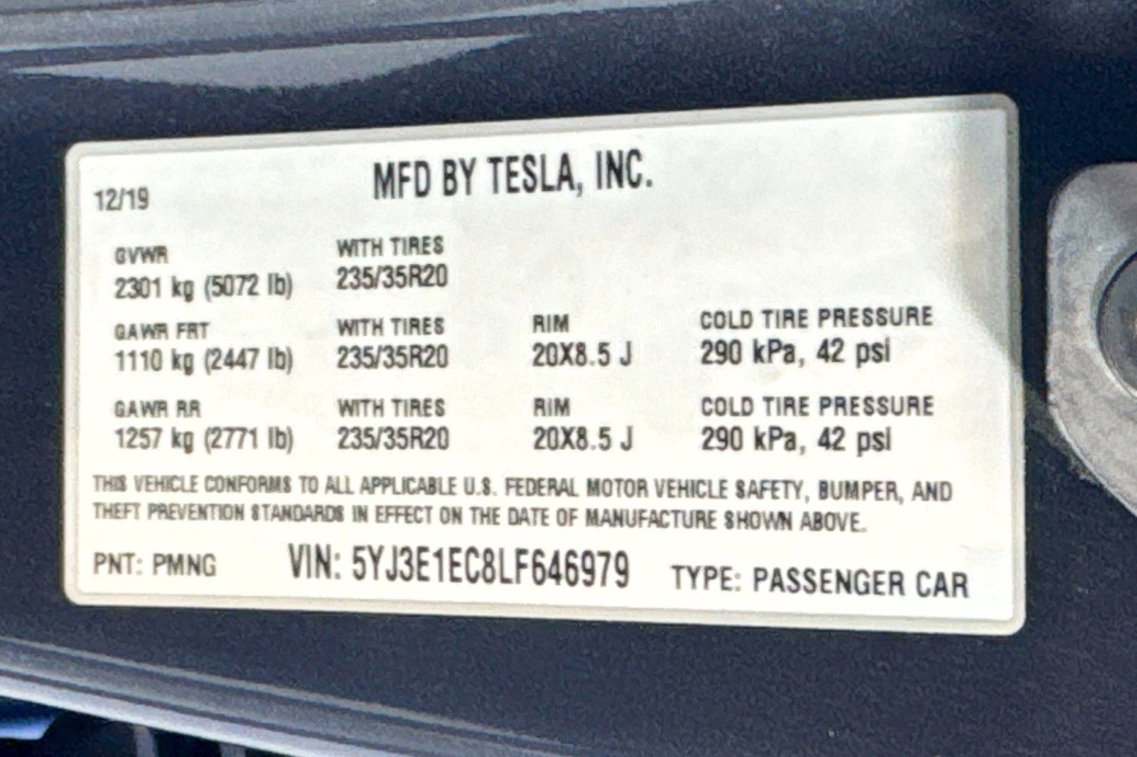 Used 2020 Tesla Model 3 Performance image 29